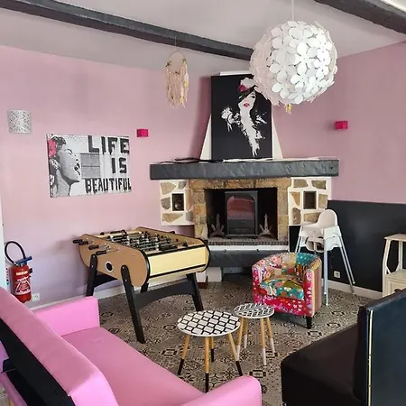 Hotel La Vie En Rose Avec Spa Exterieur Collectif Gratuit سانت-ماندرييه-سور-مير